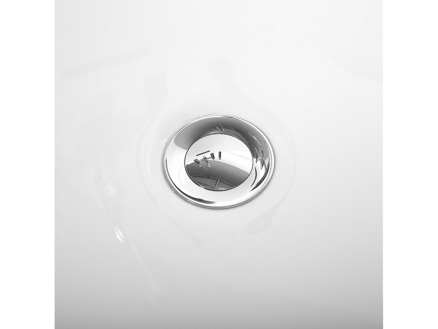 Baignoire îlot GUIANA 173 x 82 cm Noir/blanc