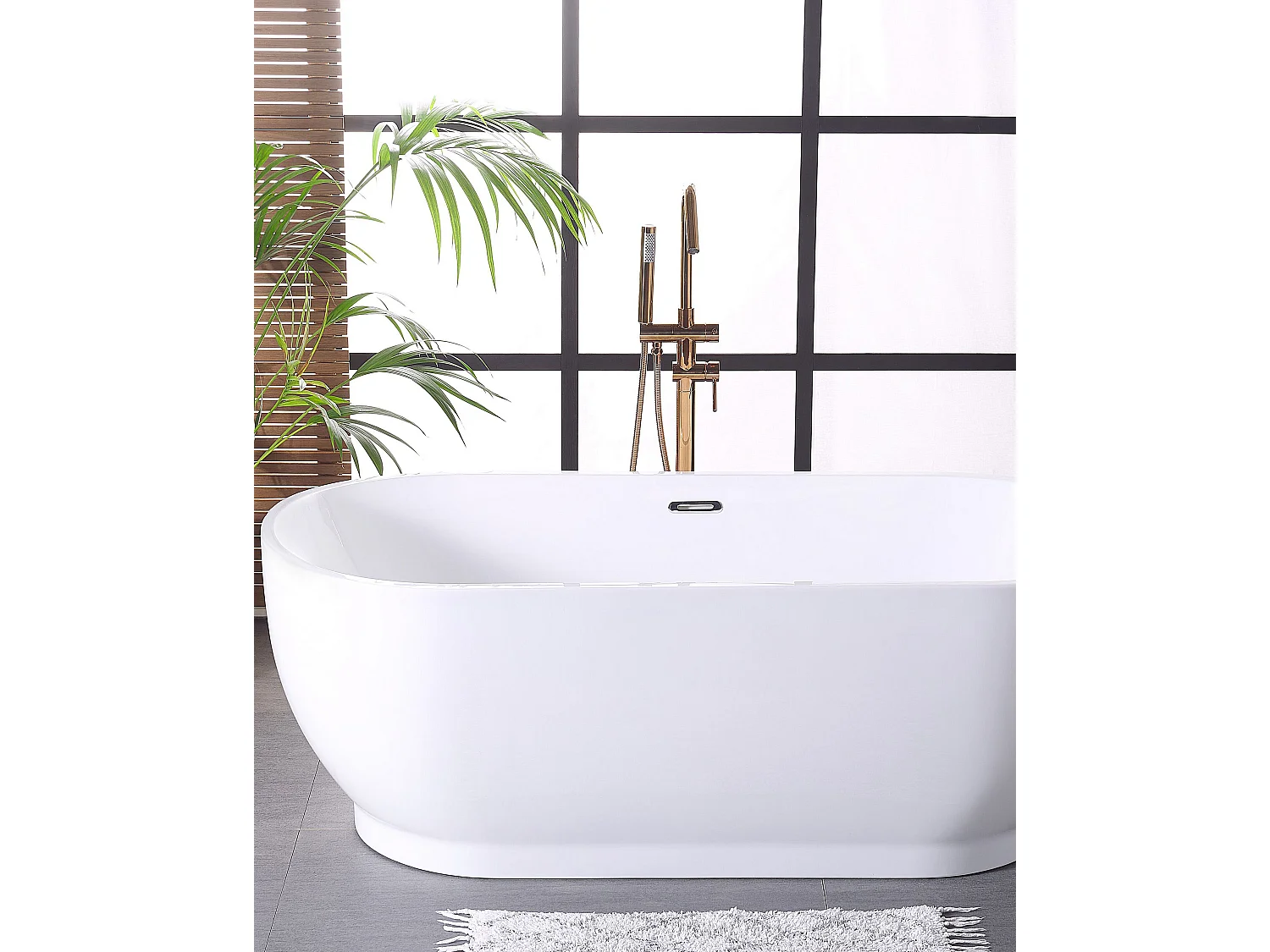 Baignoire îlot LEVERA 170 x 78 cm Blanc