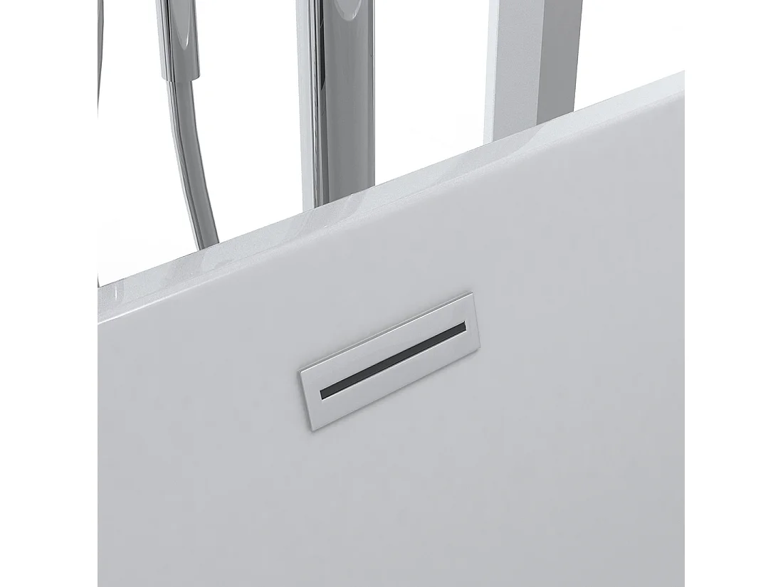 Freistehende Badwanne HAVANA 160 x 80 cm Weiss