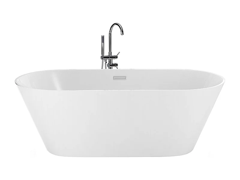 Vasca da bagno freestanding HAVANA 160 x 80 cm Bianco