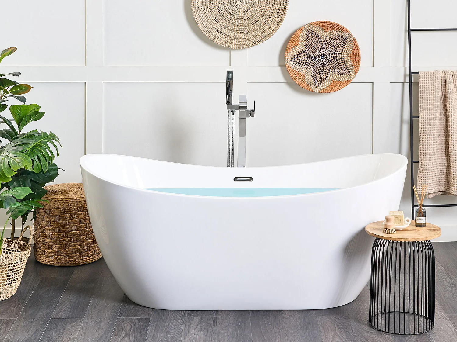 Baignoire îlot ANTIGUA 170 x 77 cm Blanc