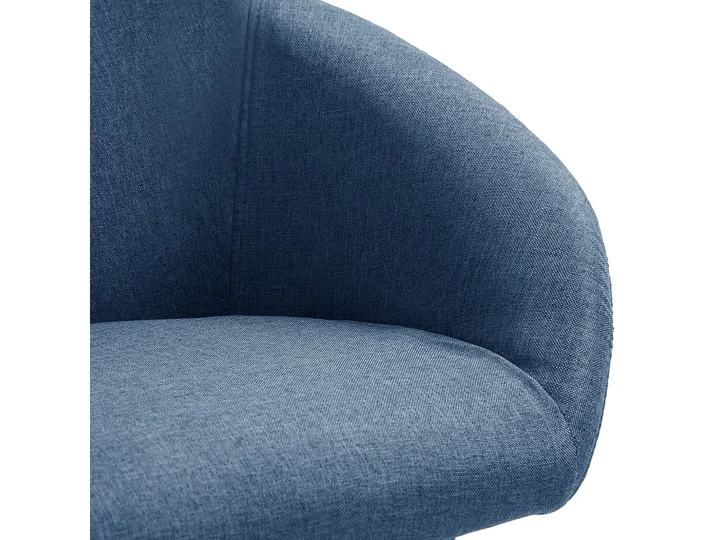 Esszimmerstühle 4 Stk. Blau Stoff