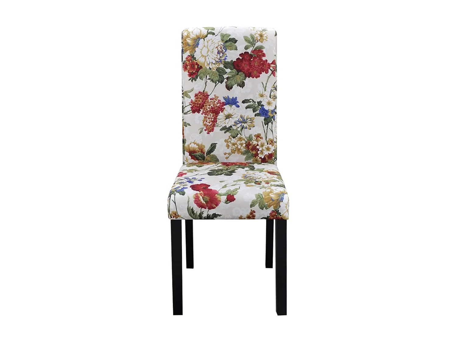 Chaises à manger lot de 6 multicolore tissu