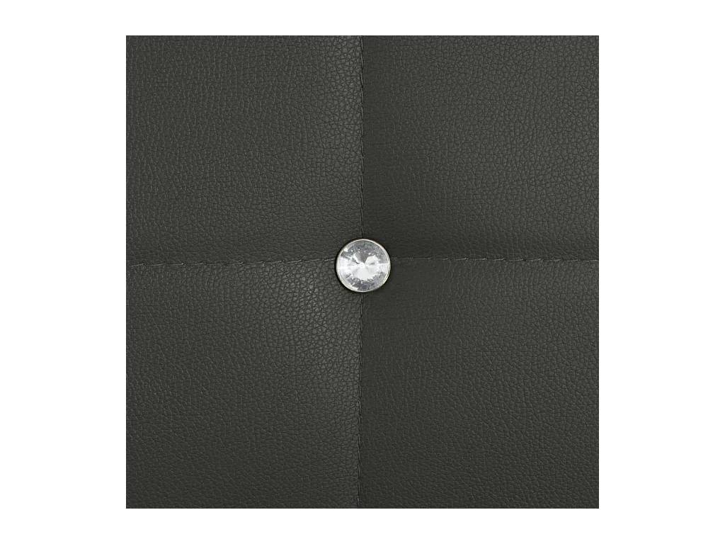 Chaises à manger lot de 2 gris similicuir