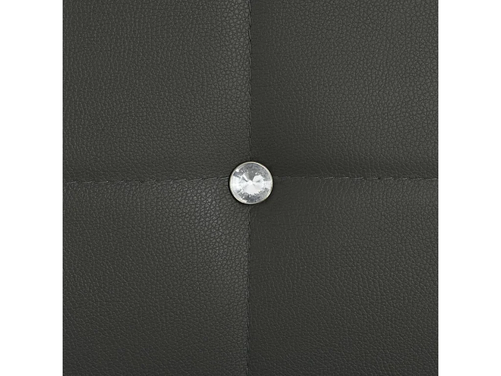 Esszimmerstühle 6 Stk. Kunstleder Grau