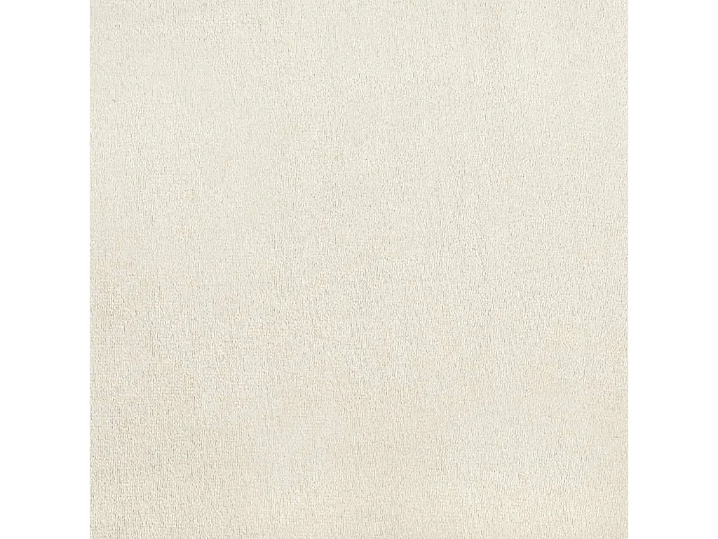 Eetkamerstoelen 2 st fluweel crèmewit