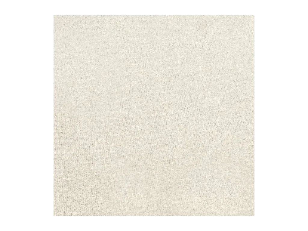 Sedie da Pranzo 2 pz Bianco Crema in Velluto