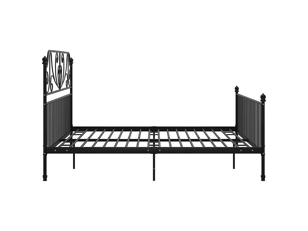 Bedframe metaal zwart 180x200 cm