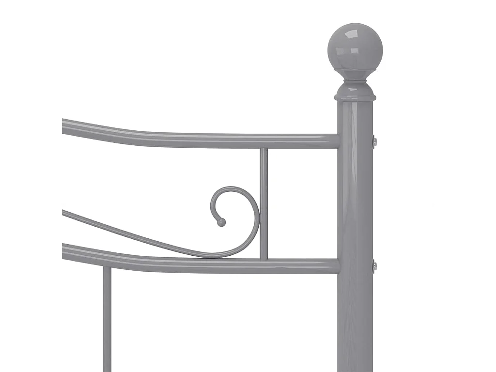 Giroletto Grigio in Metallo 160x200 cm