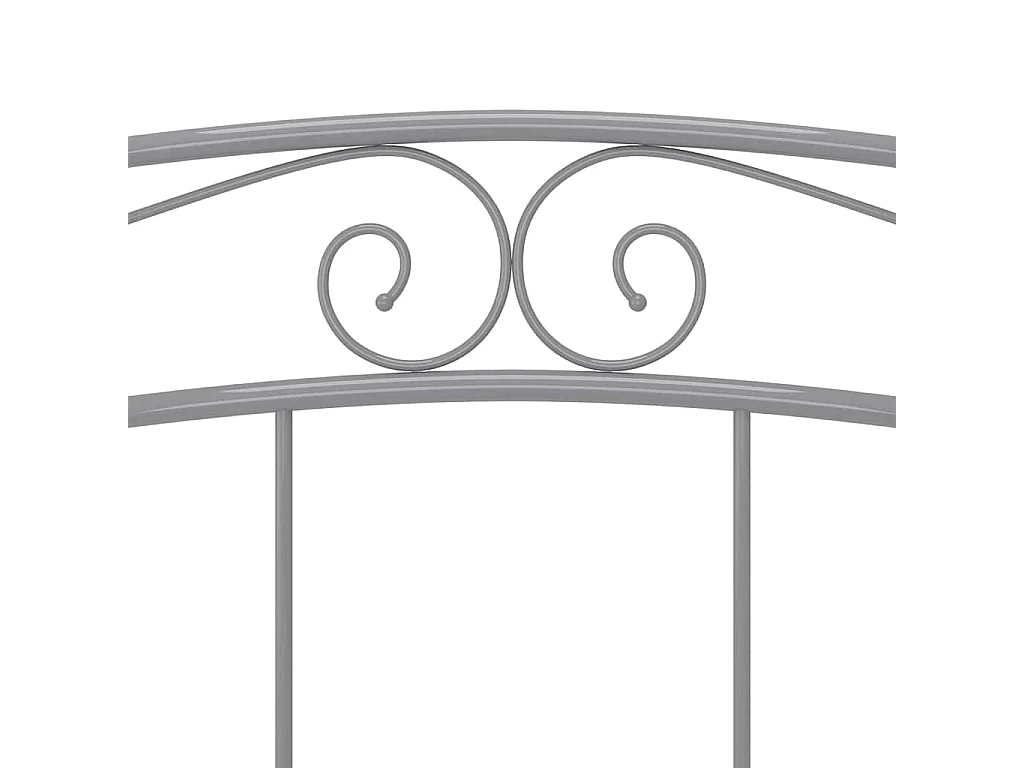 Giroletto Grigio in Metallo 160x200 cm