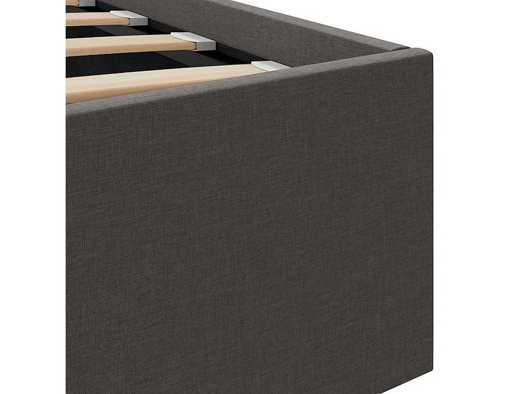 Cadre de lit à rangement hydraulique sans matelas 160x200 cm