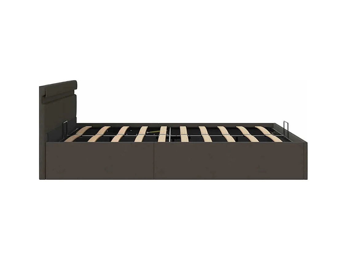 Cadre de lit à rangement hydraulique sans matelas 160x200 cm