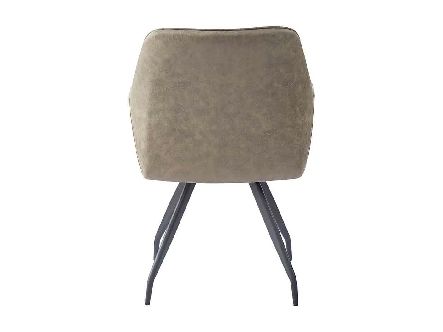 Chaise Design Matelassée "Amber" 86cm Vert