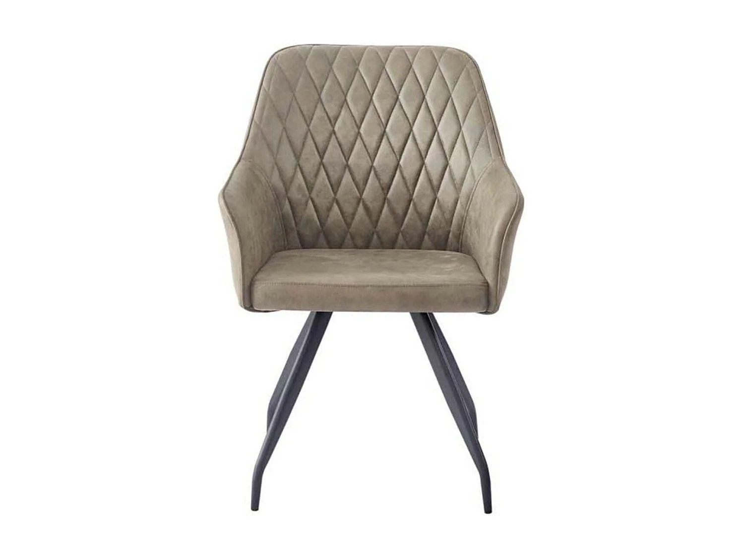 Chaise Design Matelassée "Amber" 86cm Vert