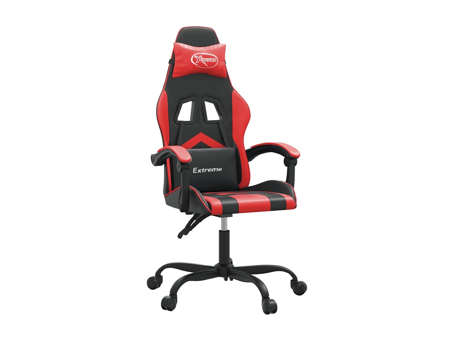 Chaise de jeu Noir et rouge Similicuir