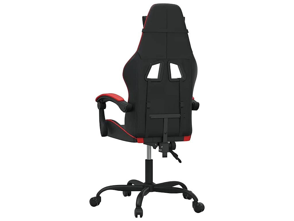 Chaise de jeu Noir et rouge Similicuir