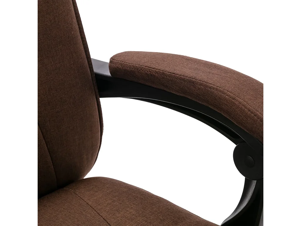 Chaise de bureau Marron Tissu