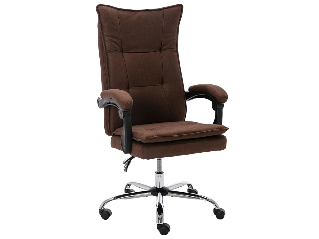 Chaise de bureau Marron Tissu