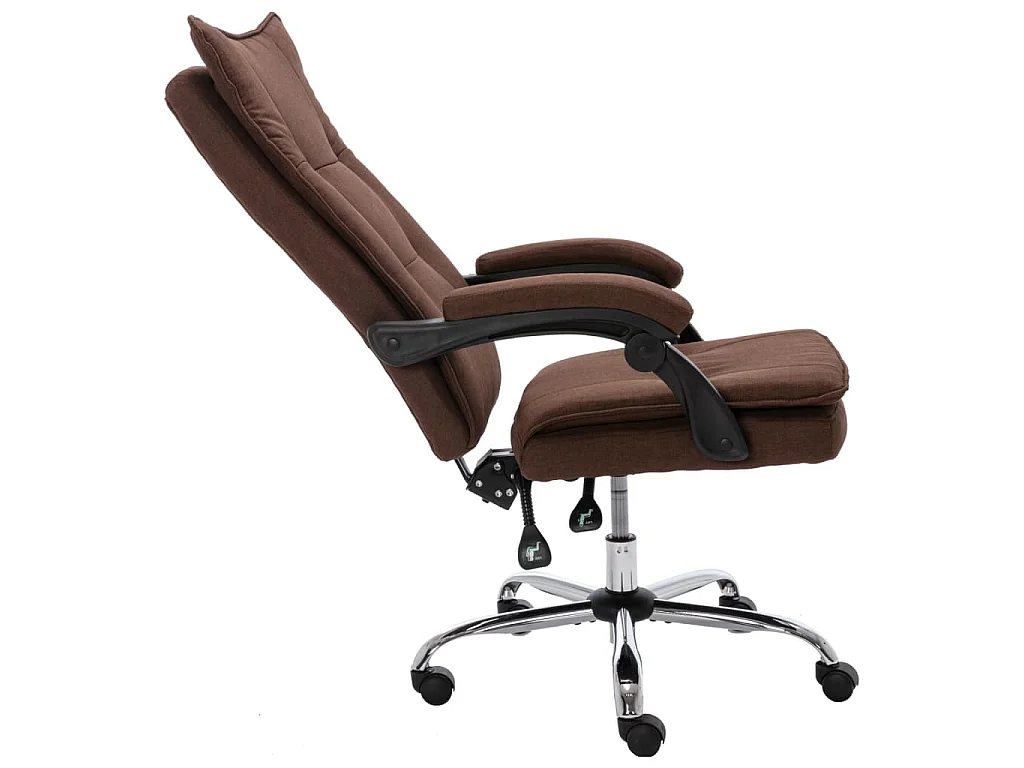 Chaise de bureau Marron Tissu