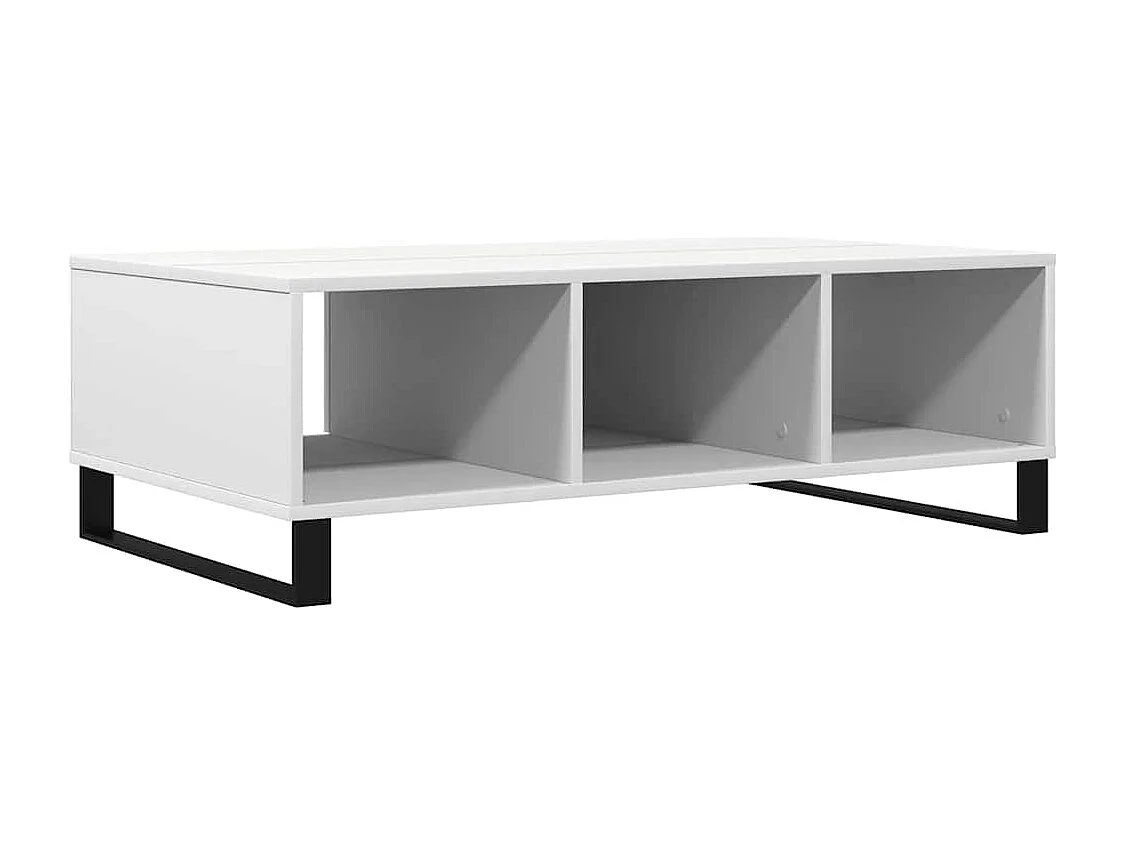 Couchtisch Weiß 104x60x35 cm Holzwerkstoff