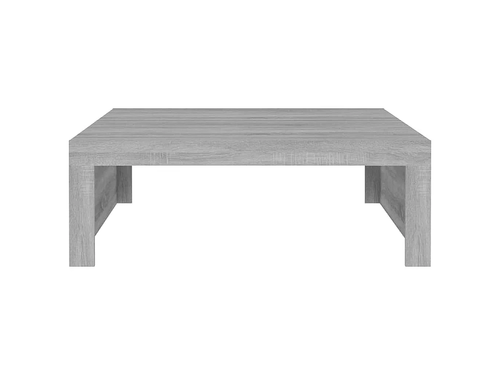 Table basse Sonoma gris 100x100x35 cm Bois d'ingénierie