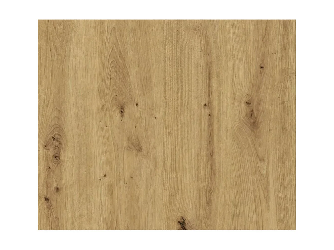 Couchtisch mit 2 offenen Fächern 91,8x71,5x45cm Weiß Artisan-Eiche