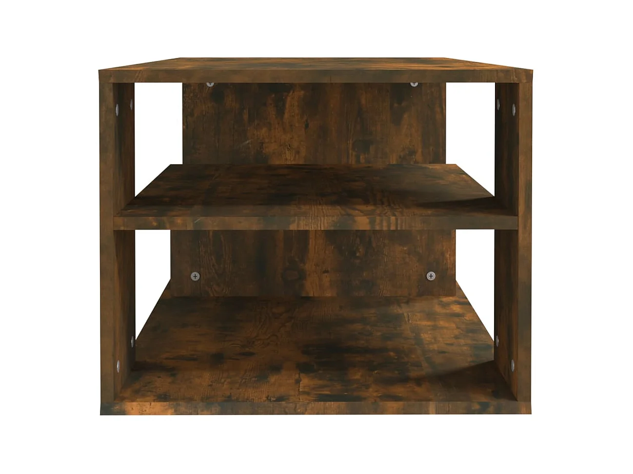 Table basse Chêne fumé 100x50x40 cm Bois d'ingénierie