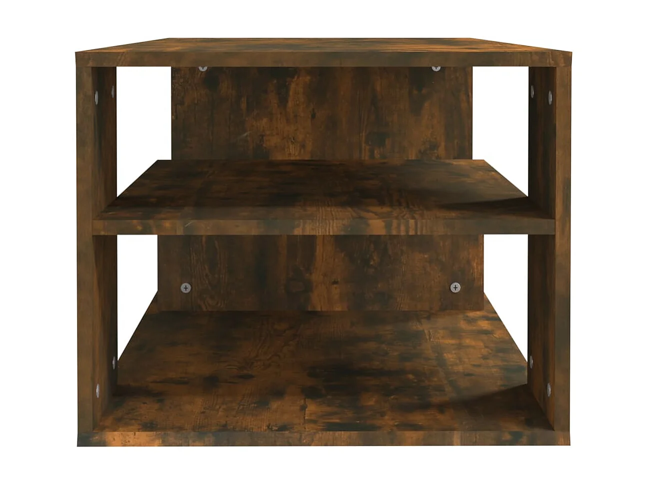 Table basse Chêne fumé 100x50x40 cm Bois d'ingénierie