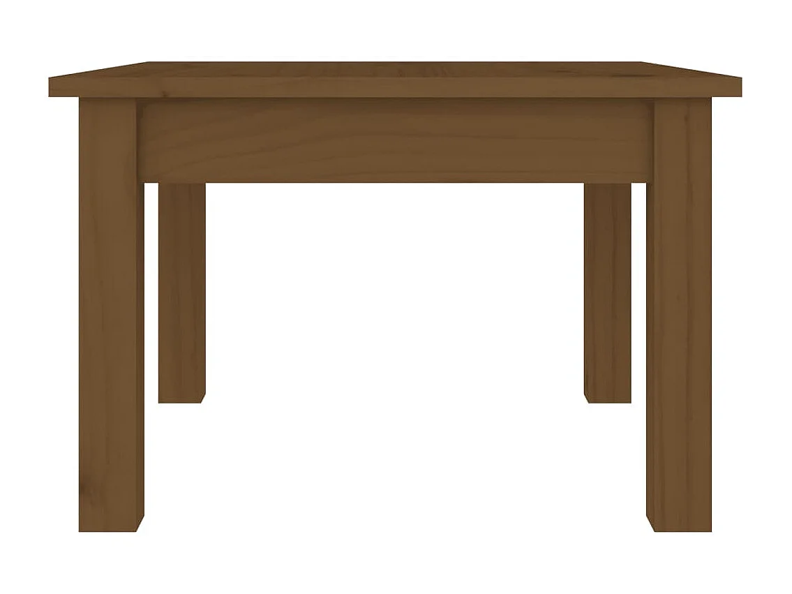 Couchtisch Honigbraun 45x45x30 cm Massivholz Kiefer