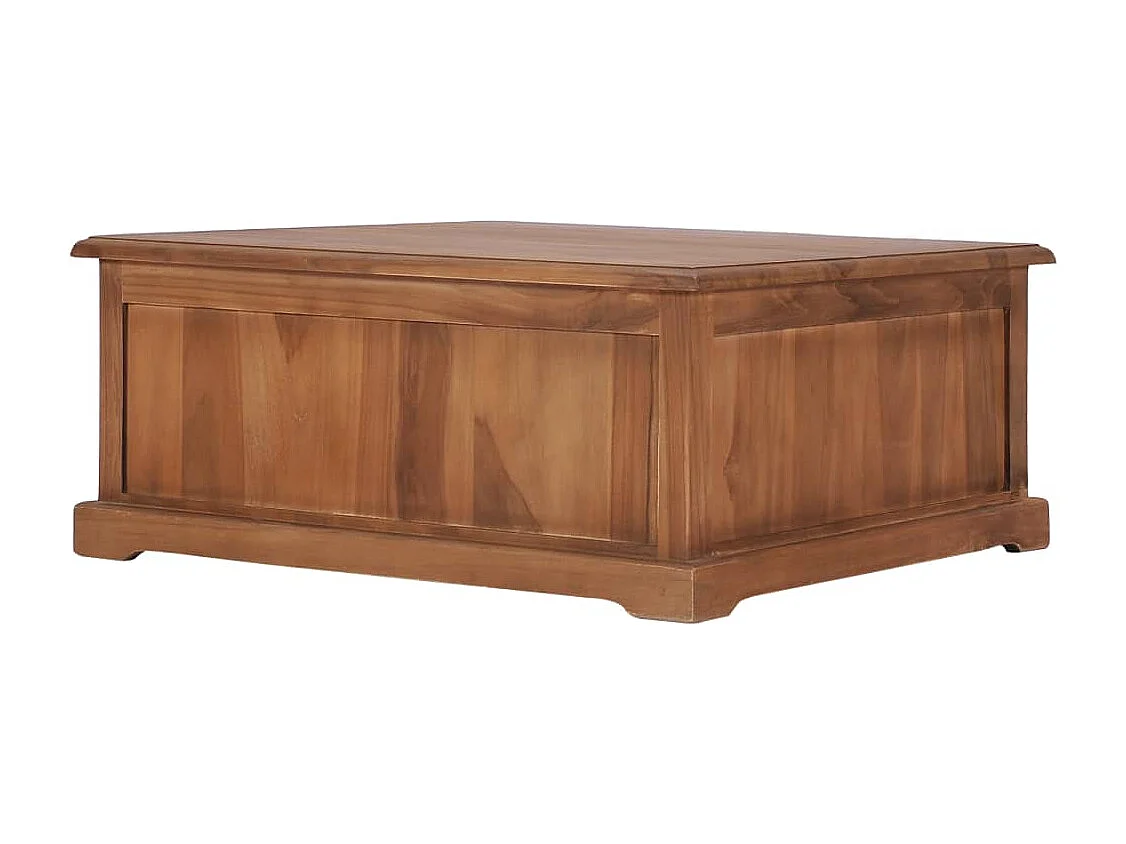 Mesa de centro 68x68x30 cm madeira de teca maciça