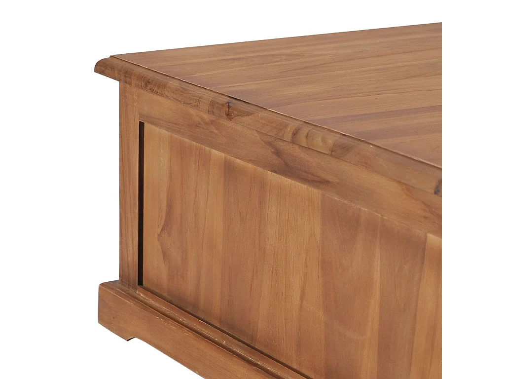 Salontafel 68x68x30 cm massief teakhout