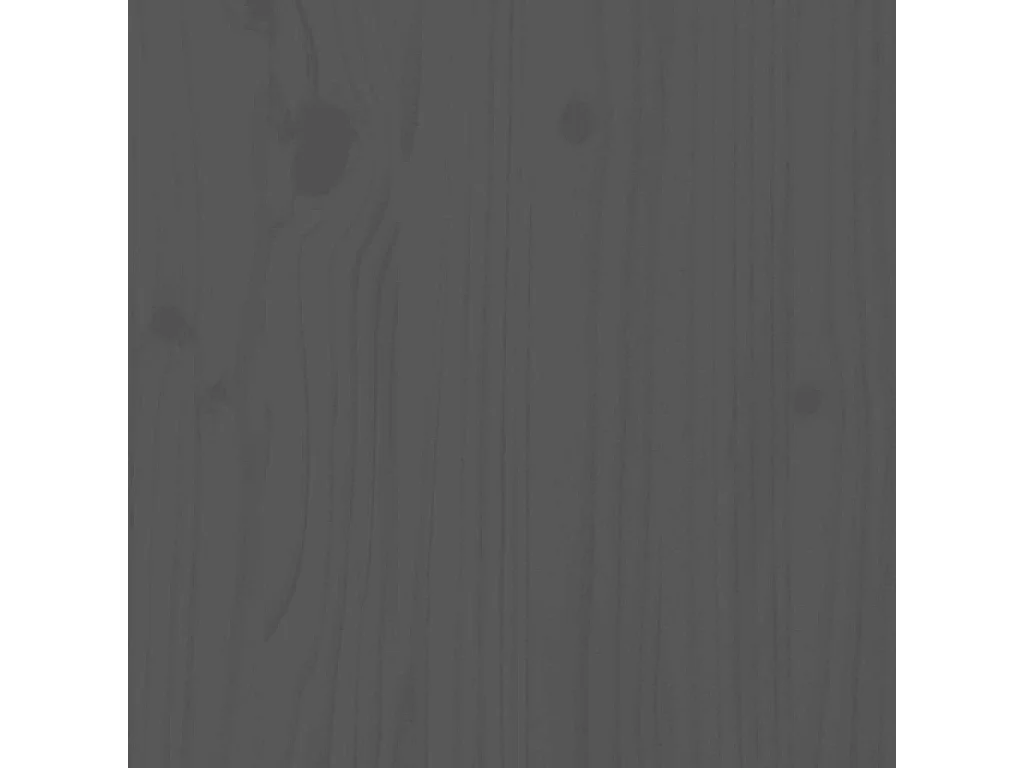 Table basse Gris 55x55x30 cm Bois massif de pin