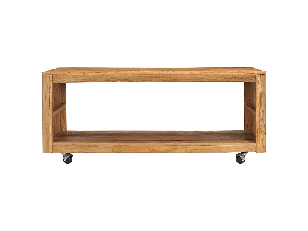 Couchtisch 110x60x40 cm Massivholz Teak