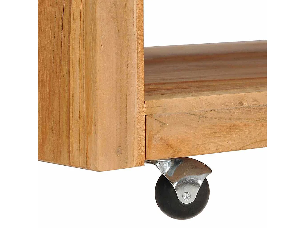 Couchtisch 110x60x40 cm Massivholz Teak