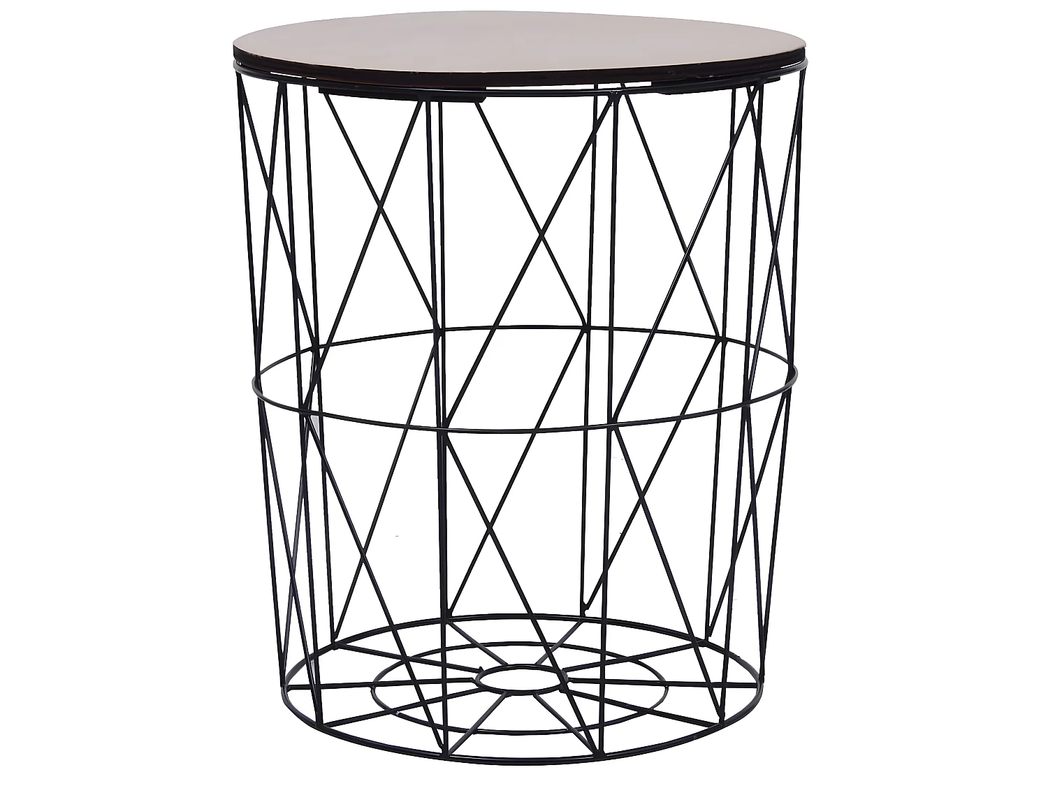 Table basse 3 pcs Noir