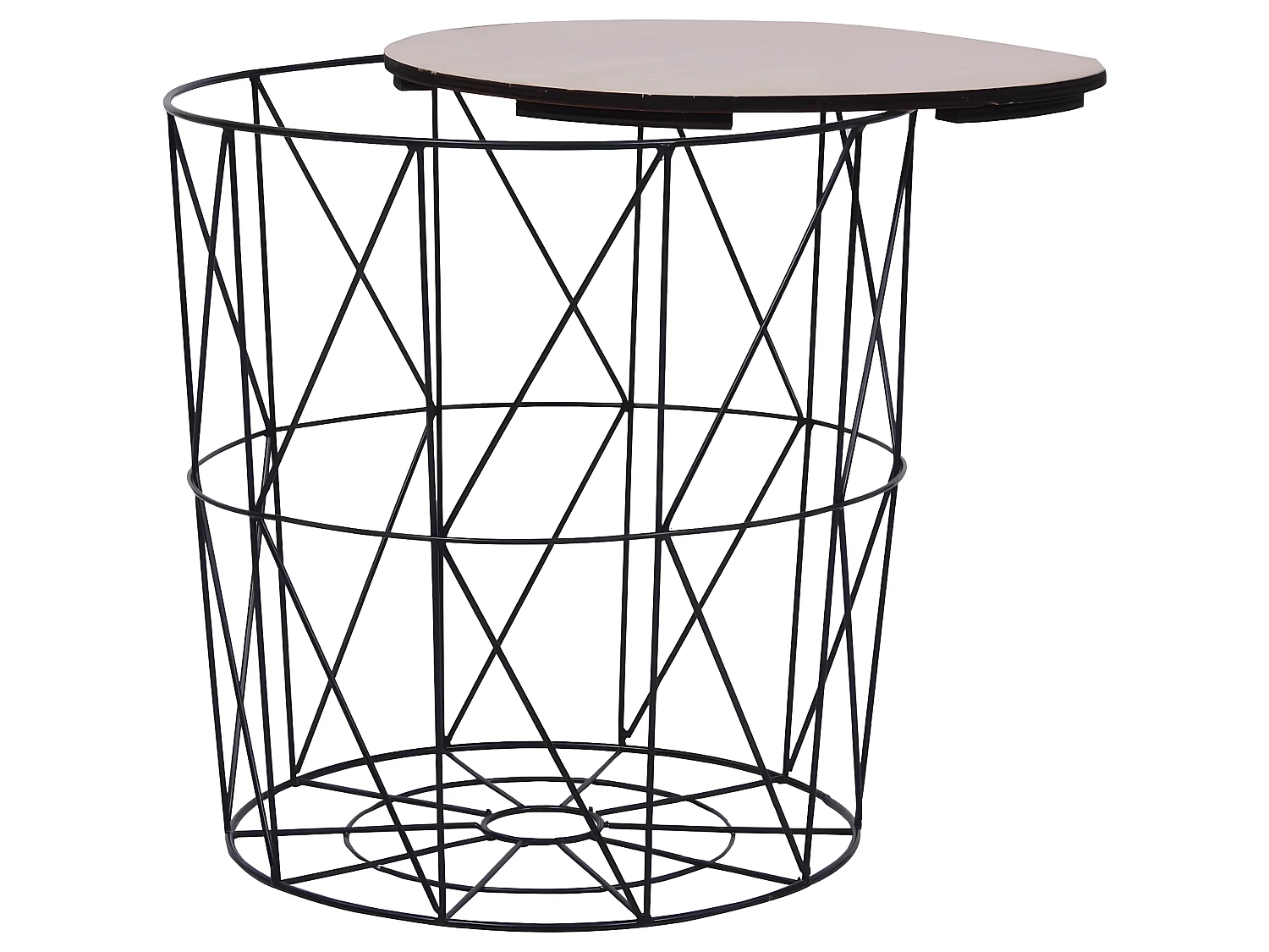 Table basse 3 pcs Noir