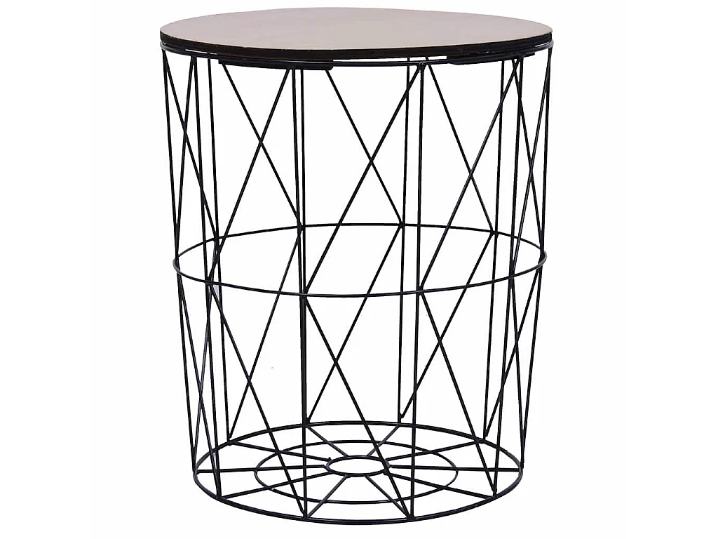Table basse 3 pcs Noir