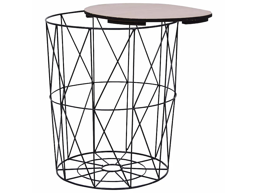Table basse 3 pcs Noir