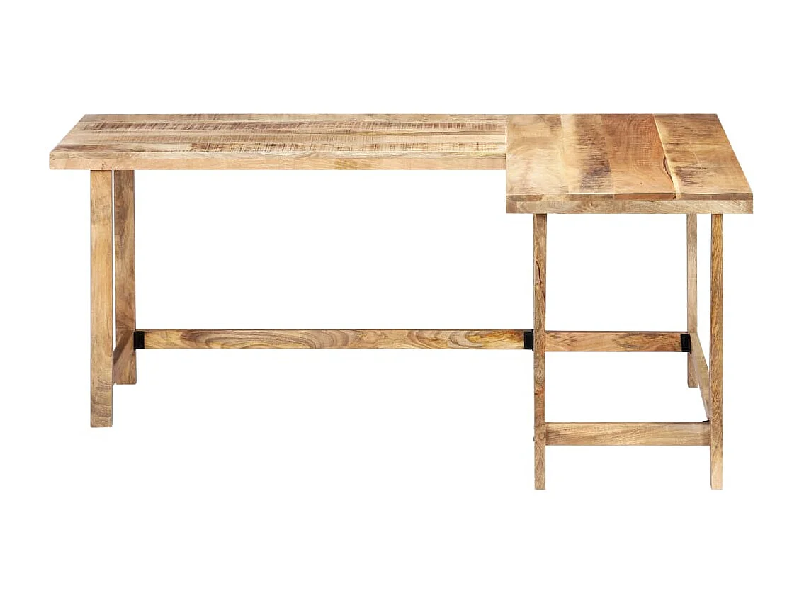 Bureau 180x120x76 cm massief mangohout