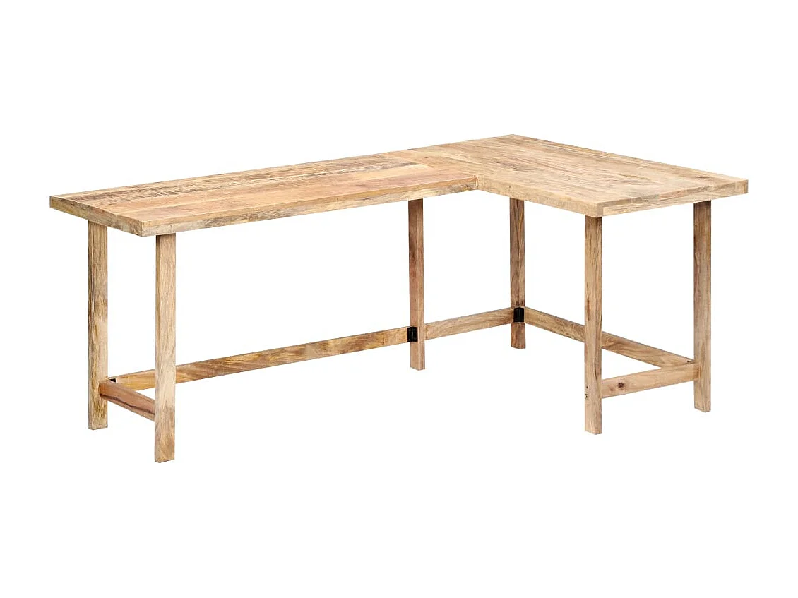 Bureau 180x120x76 cm massief mangohout