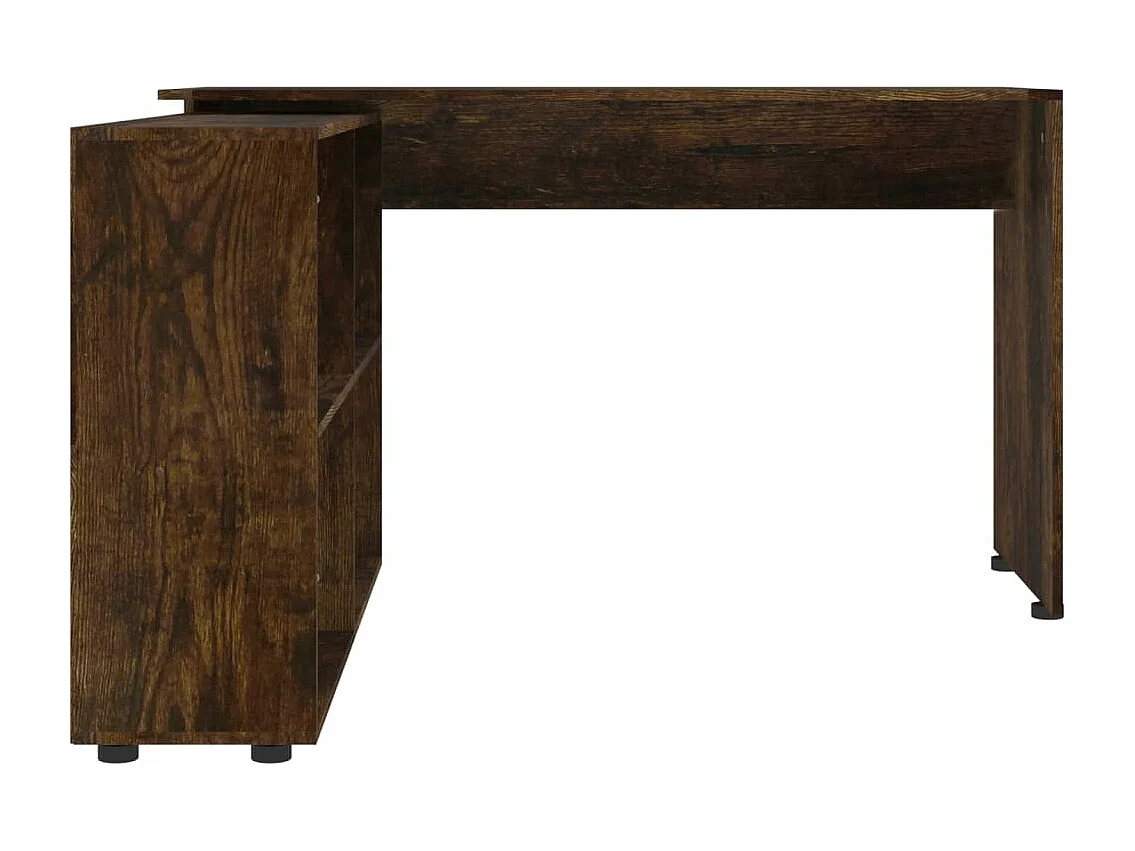 Bureau d'angle Chêne fumé Bois d'ingénierie