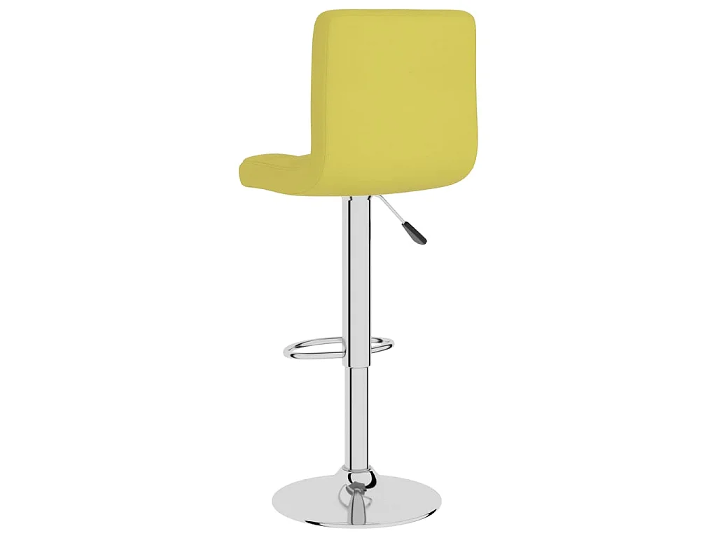 Tabourets de bar lot de 2 vert tissu
