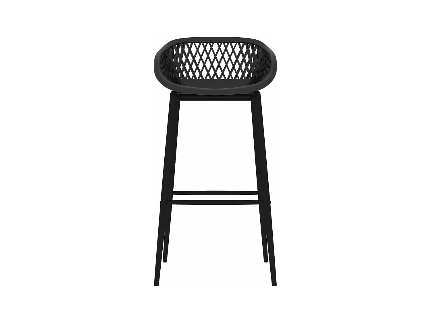 Barhocker 4 Stk. Schwarz