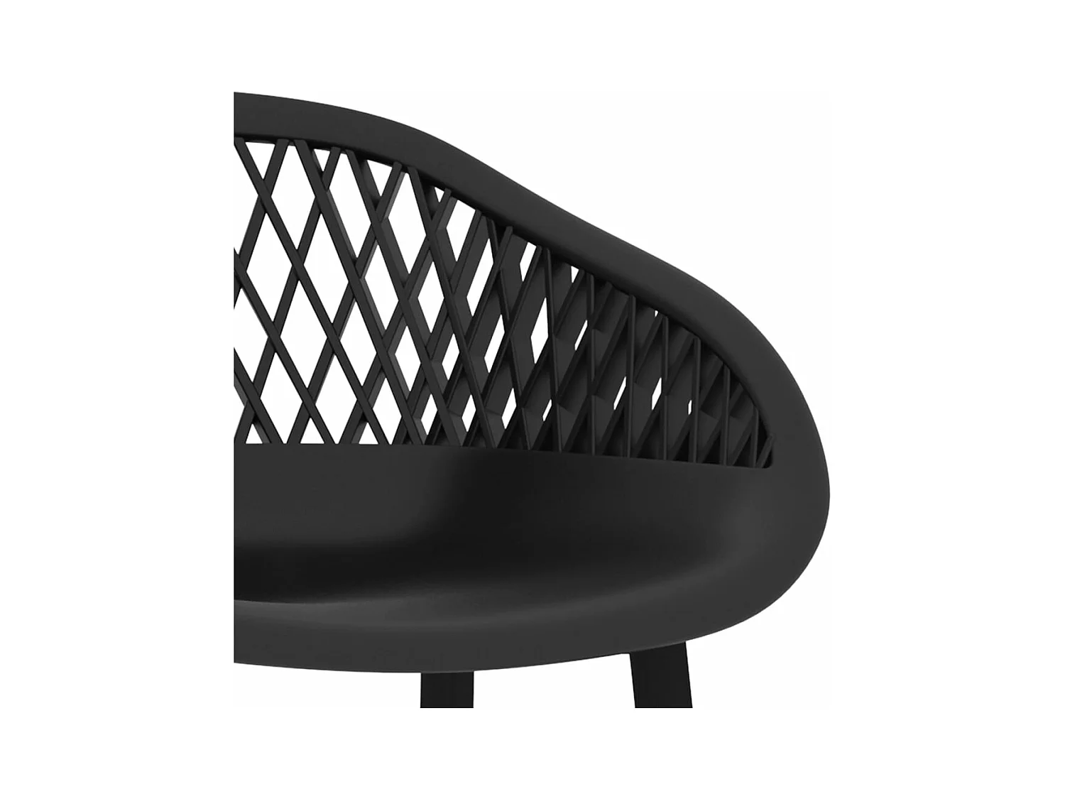 Barhocker 4 Stk. Schwarz