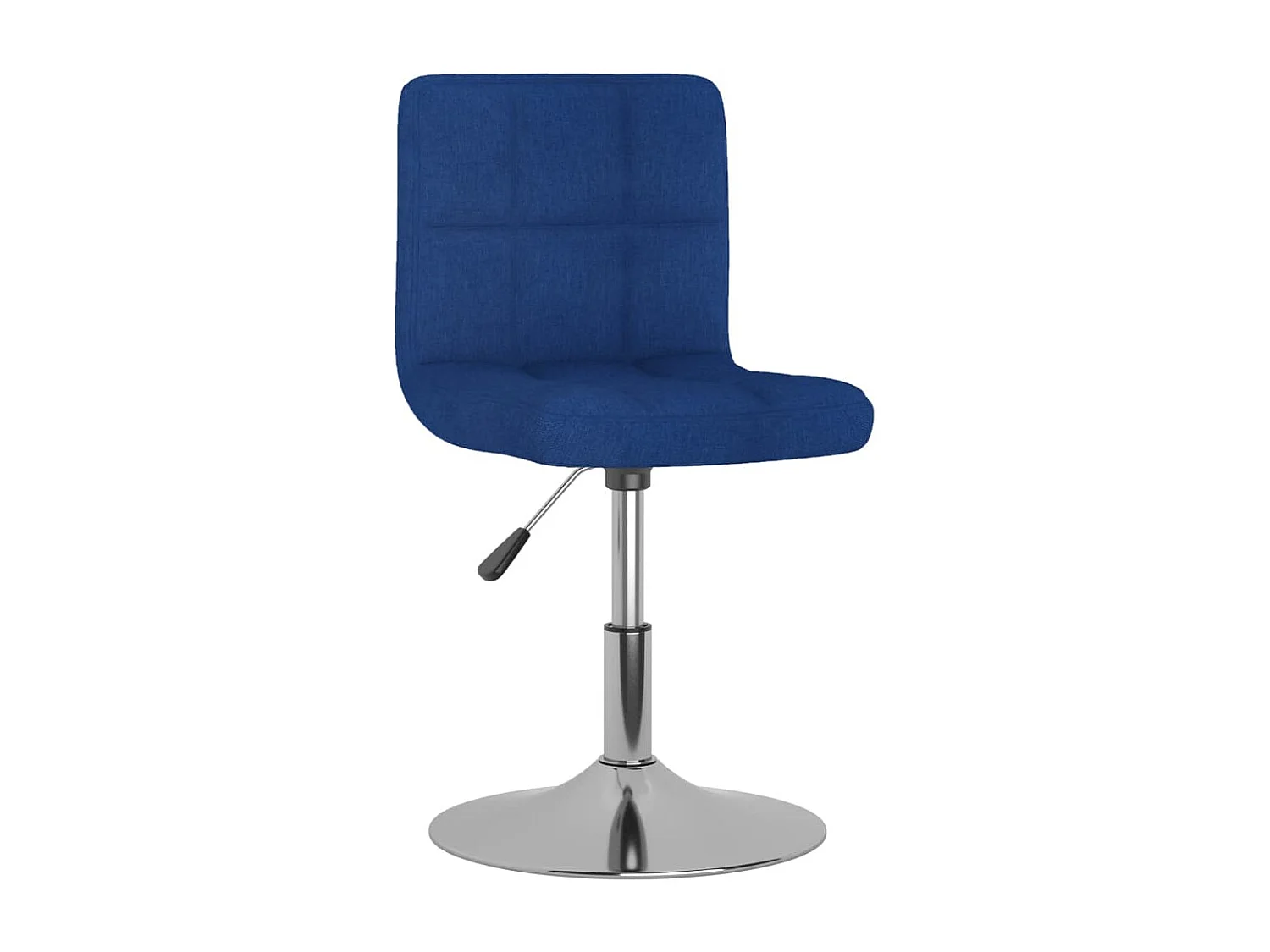 Drehbarer Barhocker Blau Stoff