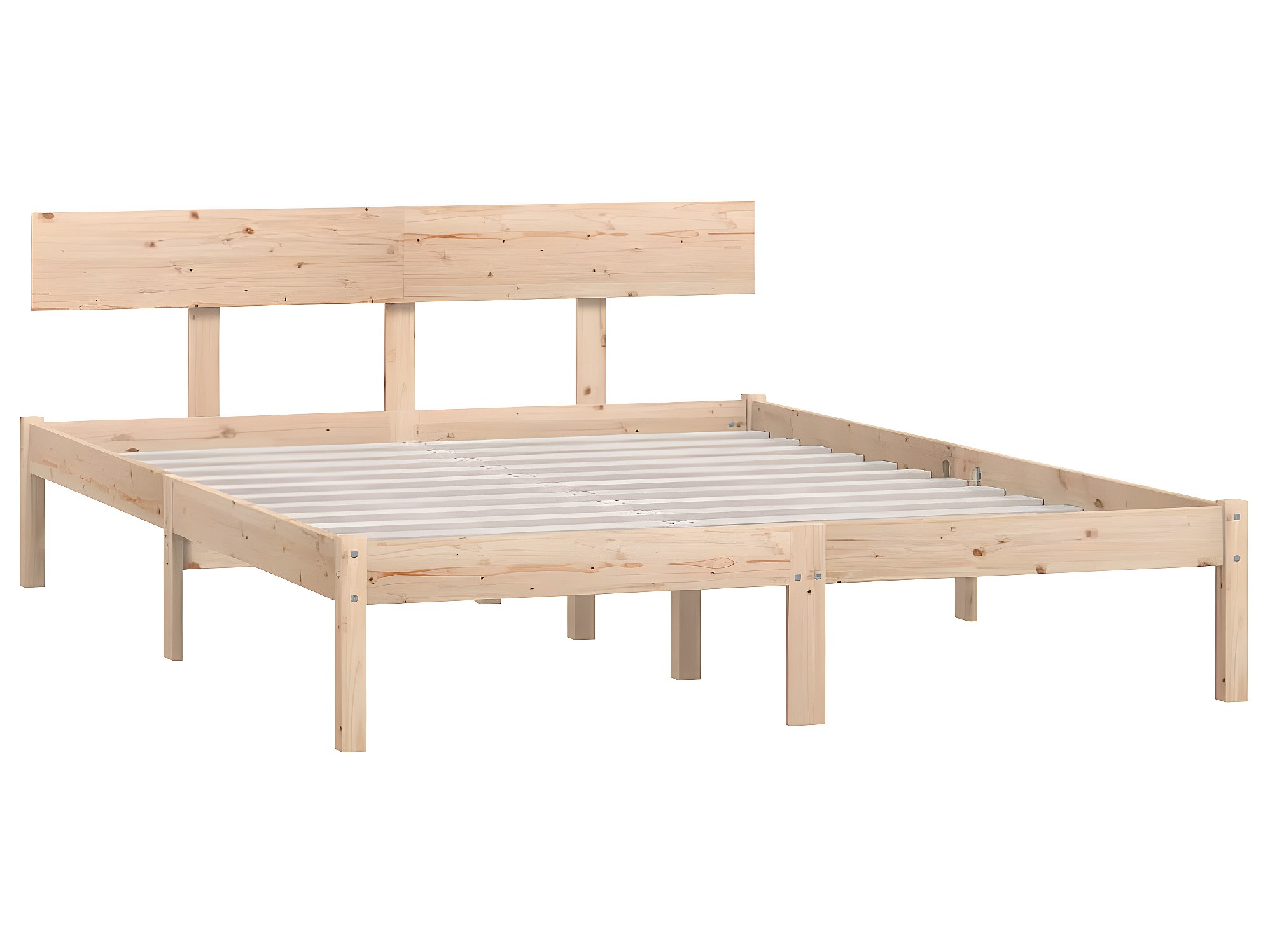 Cadre de lit Bois de pin massif 160x200 cm