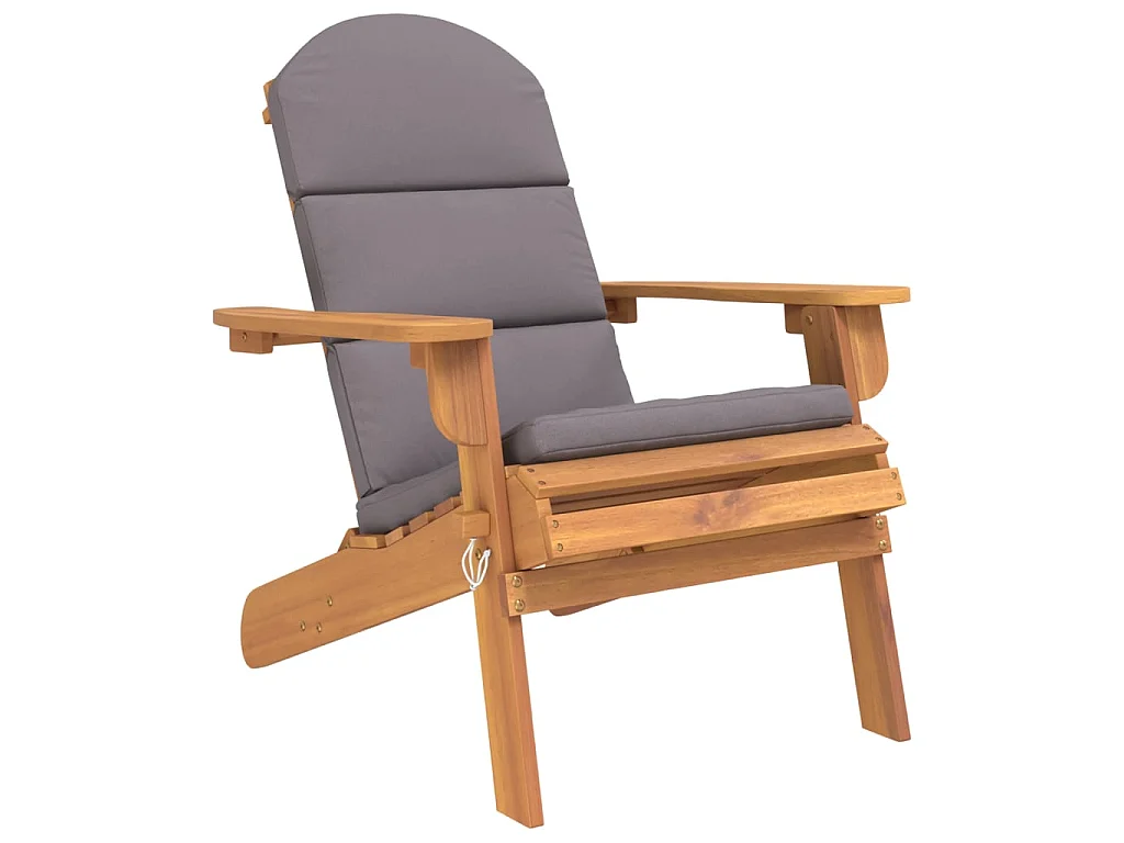 Set Salotto da Giardino Adirondack 5pz Legno Massello di Acacia