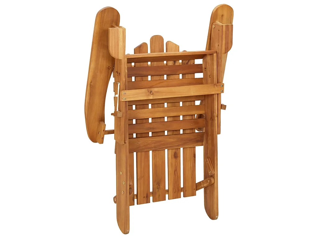 Set Salotto da Giardino Adirondack 5pz Legno Massello di Acacia