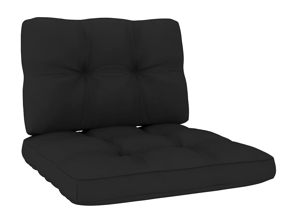 3-delige Loungeset met kussens geïmpregneerd grenenhout