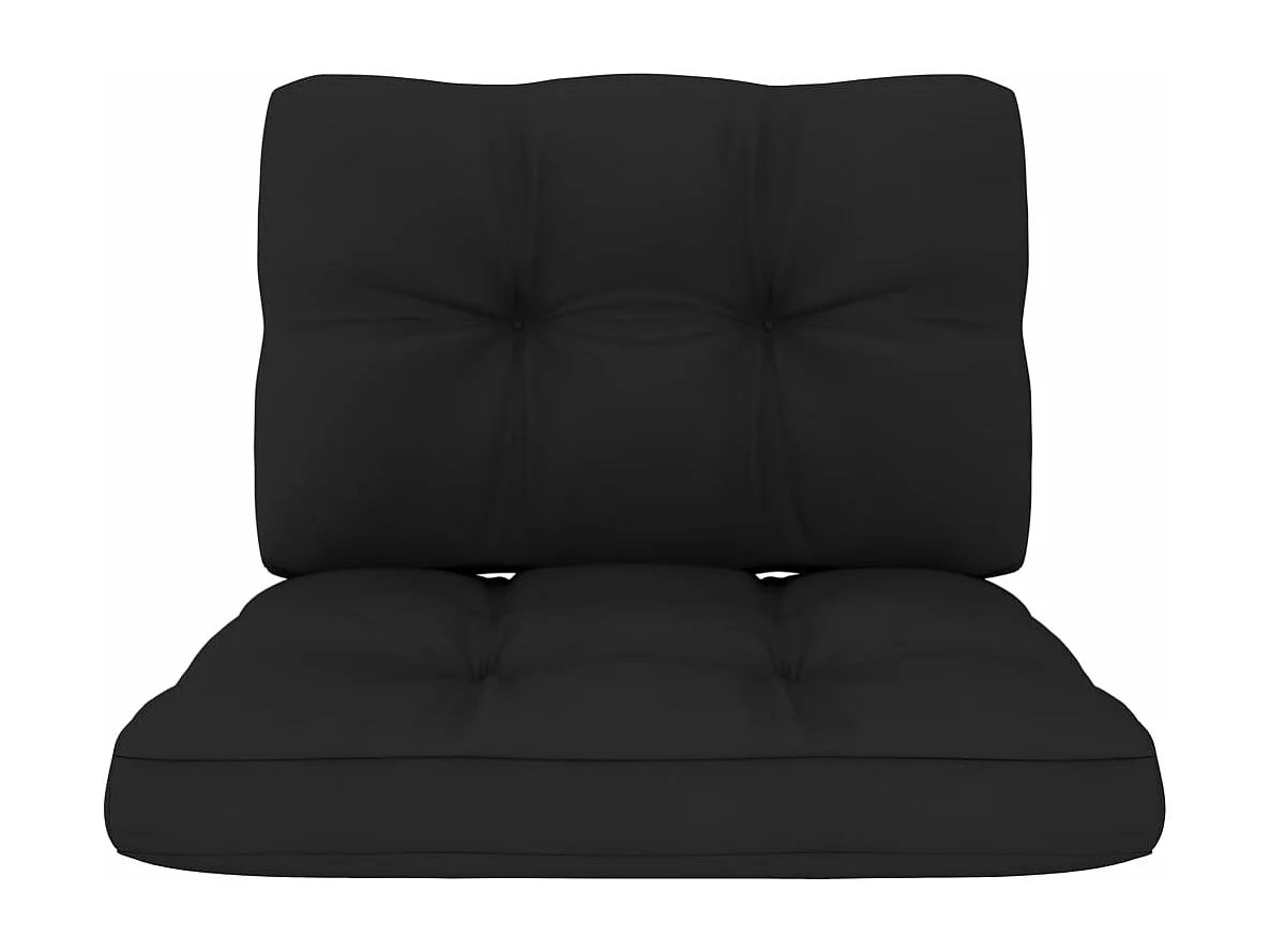 3-delige Loungeset met kussens geïmpregneerd grenenhout